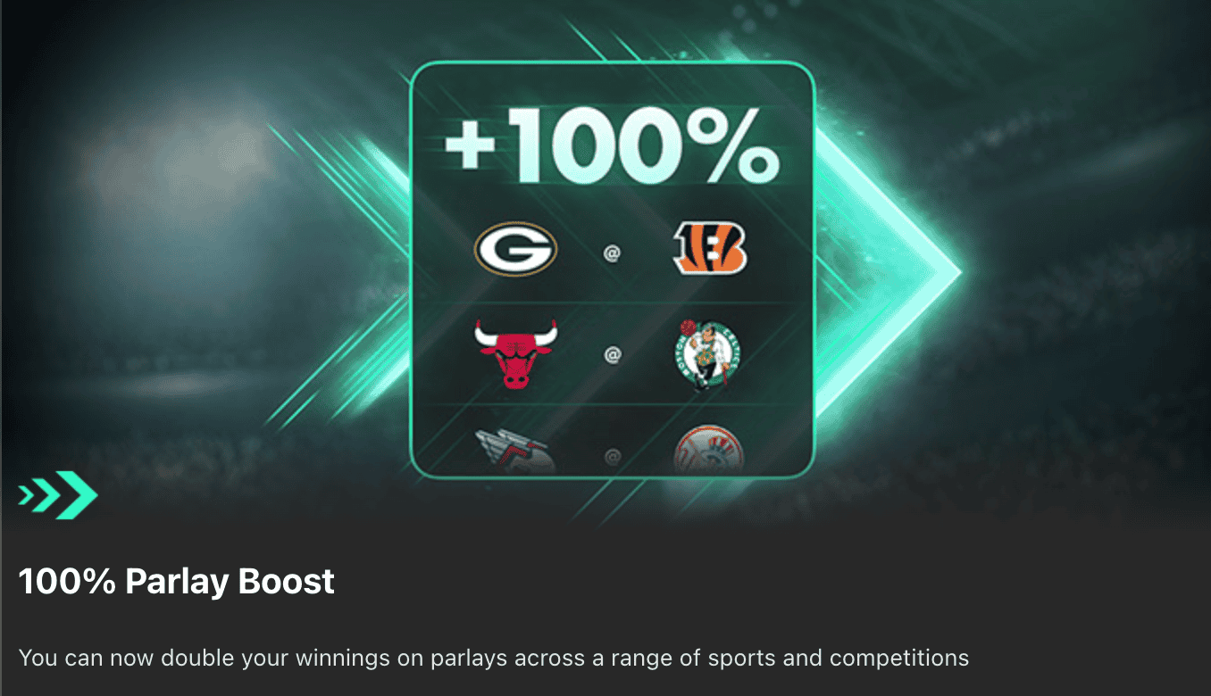 Parlay Boost Feature at Bet365.